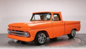 1966 Chevrolet C 10 Pickup Truck Orange 829 Miles