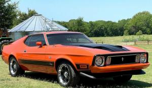 1973 Ford Mustang MACH 1 FAST BACK 50000 Miles Orange Coupe V8