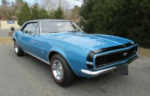 1967 Chevrolet Camaro Marina Blue Automatic 29975 Miles