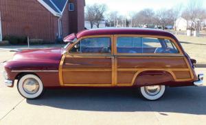 1950 Mercury WOODY WAGON Royal Bronze Maroon Poly