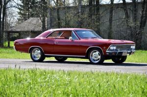 1966 CHEVROLET Chevelle Red 383 Stroker Super Straight