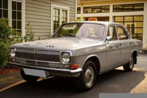 1976 Volga GAZ M24 Sedan Moscow Taxi