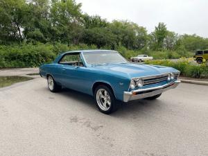 1967 Chevrolet Chevelle Coupe MARINA BLUE 4 WHEEL CPP DISC BRAKES SNIPER FUEL V8 5.7L