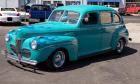 1941 Ford Super Deluxe 66353 Miles Sky Blue Sedan V8 Manual