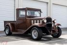 1933 Chevrolet Pickup Resto Mod Root Bear Metallic 250ci I6 rotisserie style restoration