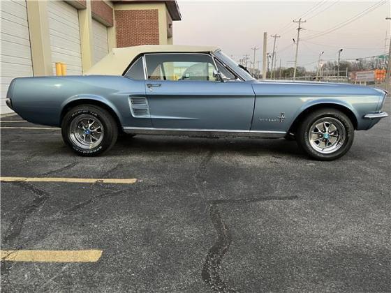 1967 Ford Mustang Convertible 289 ci Engine Gasoline