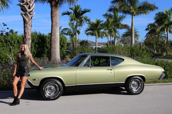 1968 Chevrolet Chevelle SS 396 big block engine edlebrock