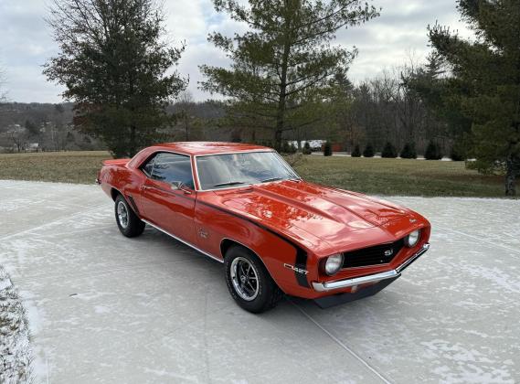 1969 CHEVROLET SS CAMARO SS 396 4SPD 12 BOLT PS PDB TACH GAUGES