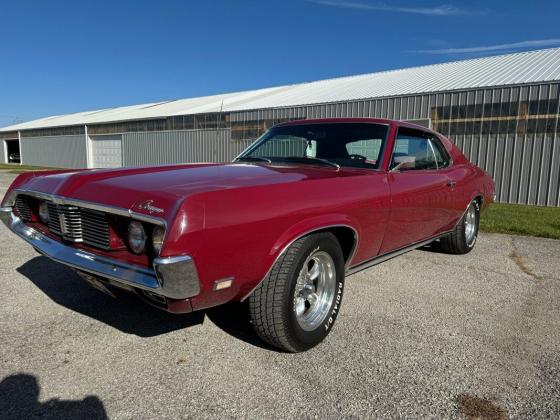 1969 Mercury Cougar Maroon Gasoline 4 speed manual gearbox