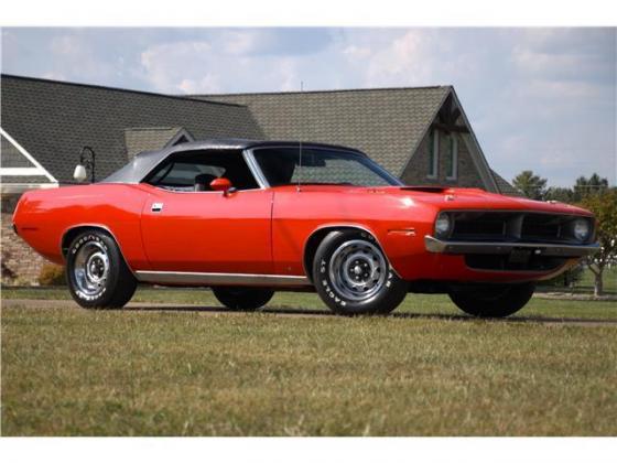 1970 Plymouth Convertible Convertible Hemi Orange Ragtop CUDA