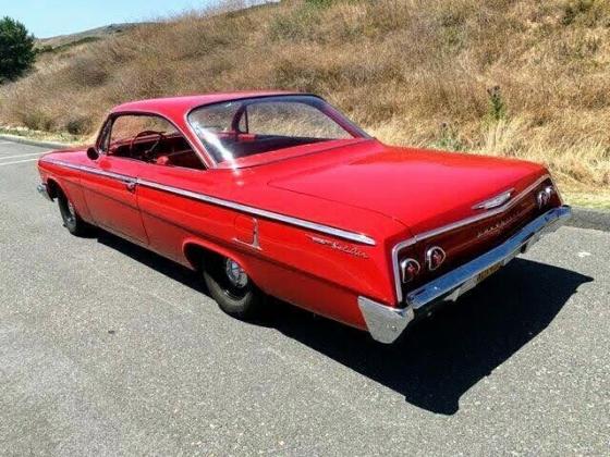 1962 Chevrolet Bel Air 1637 VIN Rare Factory V8 Bubbletop